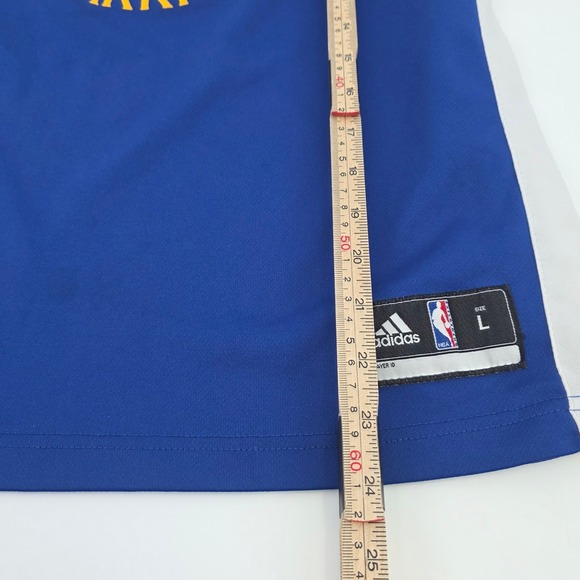 ADIDAS STEPH CURRY GOLDEN STATE WARRIORS JERSEY YOUTH LARGE 14-16 BLUE NBA 30 - Picture 12 of 12
